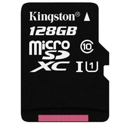 Imagen de Kingston Sdc10g2/128gb Tarjeta Microsd De 128gb (clase 10 Uhs i 45mb/s) Con Adaptador Sd