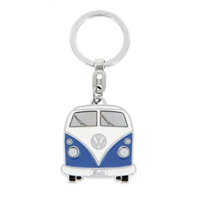 Imagen de BRISA VW Collection Llavero de metal esmaltado T1 Camper Bus (Frente/Azul)