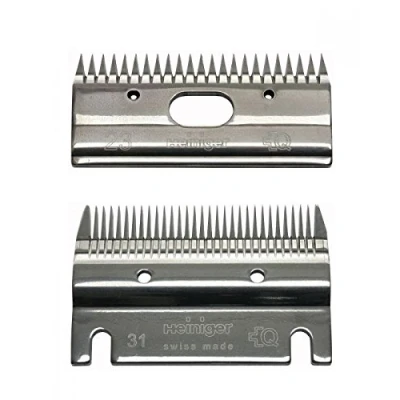 Imagen de heiniger Cabezal para Juego de 23/31 Dientes Standard Afeitado Cuchillo caballos, cuchilla superior: 23 dientes, bajo Cuchilla: 31 los profesionales Caballos Virgen