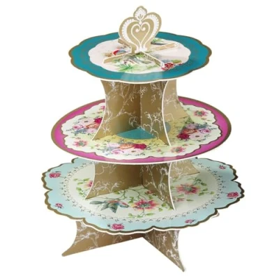 Imagen de Talking Tables TS3 CAKESTAND Truly Scrumptious 3 Tier Cakestand, Multicolor, Medium