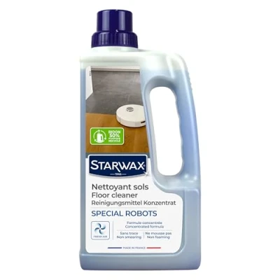 Imagen de STARWAX Limpiador de Suelos Especial robots Apto para todos los limpieza Limpia Sin rayar aclarado Secado rápido Perfume brisa marina 1L