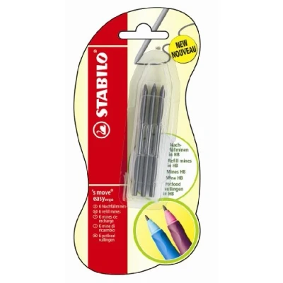 Imagen de Stabilo B 37602 10 minas para portaminas (3.15 mm, 6 unidades) Blister Easyergo