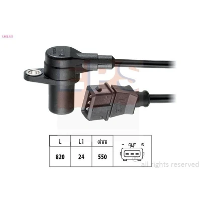Imagen de EPS 1.953.151 Sensor de Cigueñal Made in Italy OE Equivalent