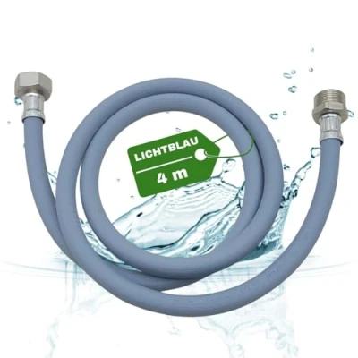 Imagen de LICHTBLAU Alargador de manguera entrada I 4 m con rosca metal para lavavajillas lavadora conexión 3/4 pulgadas agua universal Fabricante independiente