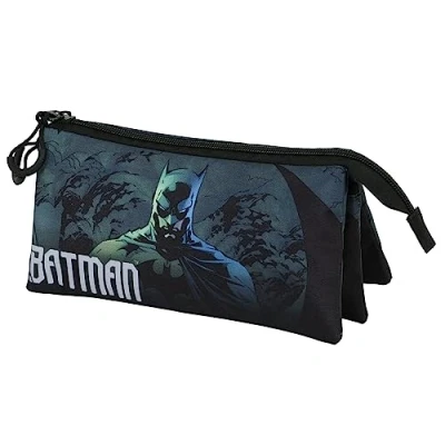 Imagen de DC Comics Batman Arkham Portatodo Triple FAN 2.0, Verde, 23 x 11 cm