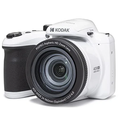 Imagen de Kodak PIXPRO Astro Zoom AZ405 WH Cámara Digital de 20 MP con óptico 40X 24 mm Gran Angular 1080P Video Full HD y LCD 3 Pulgadas (Blanco)
