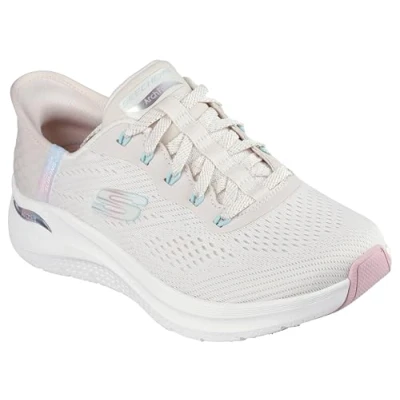 Imagen de Skechers Arch Fit 2.0 Easy Chic, Zapatillas Mujer, Natural, 37.5 EU