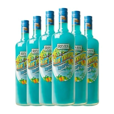 Imagen de Licores Rives Blue Tropic Botella Misil 1 L (Caja de 6 L)