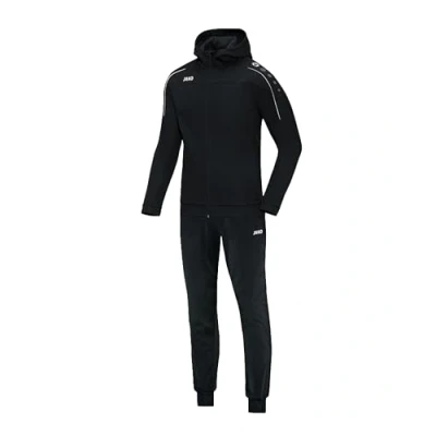 Imagen de JAKO Chándal para hombre de poliéster Classico con capucha, negro, XL, M9450