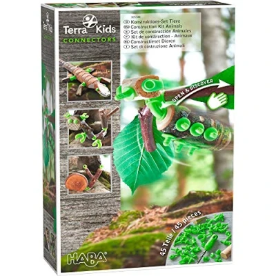 Imagen de HABA 305344 Terra Kids Conectores Set de Construcción Animales. Más 8 años