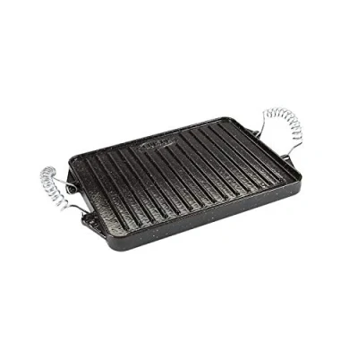 Imagen de Garcima Plancha Hierro Fundido Esmaltada Rectangular 24 x 44 cm.