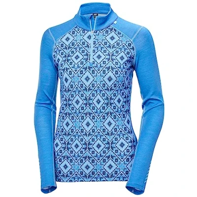 Imagen de Helly Hansen Womens W Lifa Merino Midw Gra 1/2 Zip, Ultra Azul, XL
