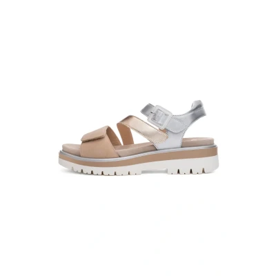 Imagen de ARA Malaga, Sandalia Mujer, Shell Sand Silver, 35 EU