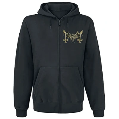 Imagen de Mayhem Daemon Hombre Capucha con Cremallera Negro L