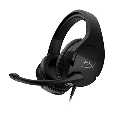 Imagen de HyperX Cloud Stinger S auriculares para juegos, PC, sonido envolvente virtual 7.1, espuma viscoeslástica, controles deslizantes de acero duraderos, micrófono con cancelación