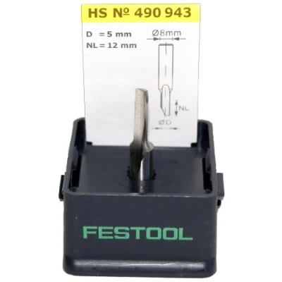 Imagen de Festool 490943 Fresa para ranurar HS, vástago 8 mm HS S8 D 5/12
