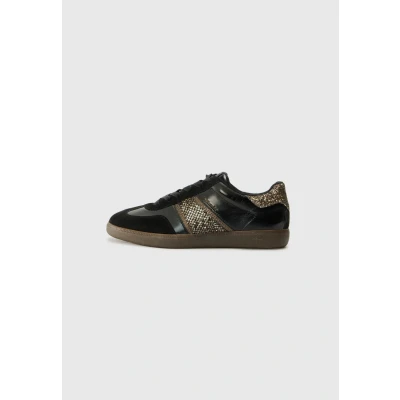 Imagen de Tamaris Damen Sneaker Low 1 23624 43, Zapatillas Mujer, Negro Serpiente, 40 EU