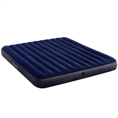 Imagen de Intex 64755, Colchón hinchable, Unisex niños, Azul, 183x203x25cm