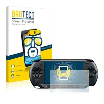 Imagen de BROTECT Protector Pantalla para Sony PSP Street E1004 Transparente (2 Unidades) Anti Huellas