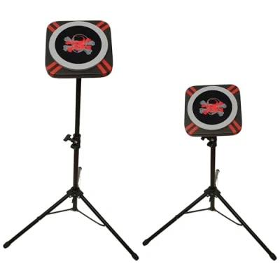Imagen de ROCKSTAR Pad Practica Almohadilla de Tambor KACEX GXPAD BE Caja Sorda Goma Impacto 15cm. Rebote Natural, Silenciosa, Soporte regulable con su funda