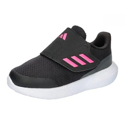 Imagen de adidas Runfalcon 3 0 Hook and loop, Zapatillas Unisex bebé, Core Black Pulse Magenta, 22 EU