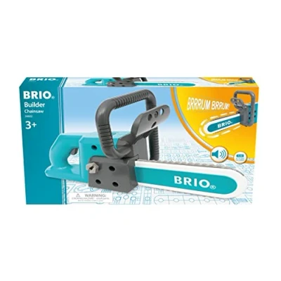 Imagen de BRIO Builder, Motosierra 34602, Juguete de Construcción y Roles Educativo para Niños a Partir 3 Años