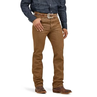 Imagen de Wrangler Pantalones Vaqueros de Corte Ajustado para Hombre (Corte Ajustado), Whiskey Negro, 34W x 32L