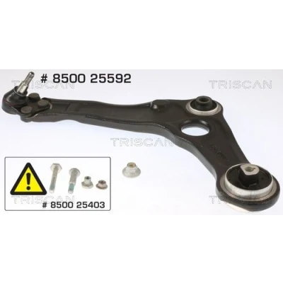 Imagen de TRISCAN 8500 25592 Barra oscilante, suspensión de ruedas con rótula suspensión/carga, apoyo caucho Brazo oscilante transversal