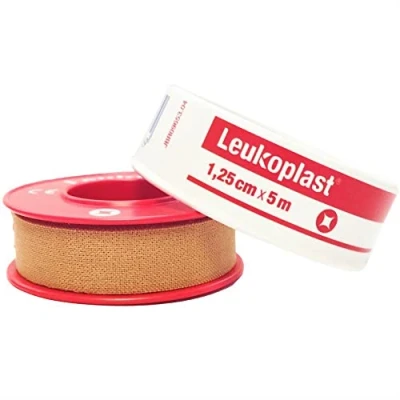 Imagen de Leukoplast Cinta de fijación clásica para apósito médica adhesiva alta fijar apósitos heridas en su lugar 1 rollo 5 m x 2,5 cm