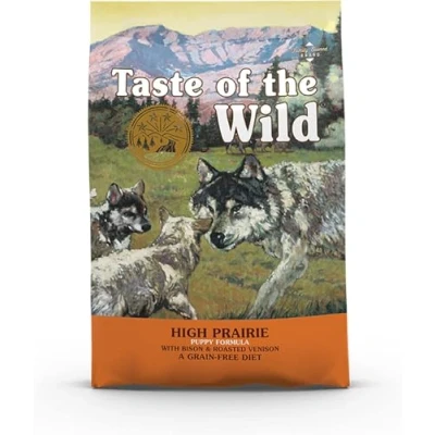 Imagen de Taste Of The Wild pienso para cachorros con Bisonte y Venado asados 12,2kg High prairie puppy