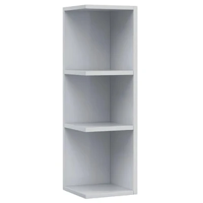 Imagen de ARKITMOBEL Modulo Rinconero para Baño, Mueble con Estantes, Acabado en Blanco Brillo, Medidas: 20 cm (Ancho) x 65 (Alto) 19,5 (Fondo)