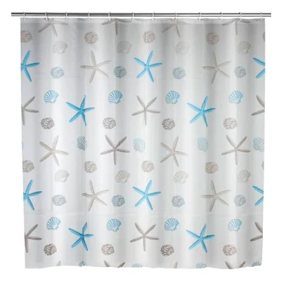 Imagen de WENKO Cortina de ducha Bella Mare wasserdicht, pflegeleicht Multicolor