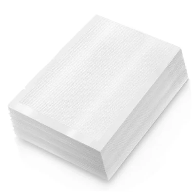 Imagen de Bolsas Vacio Alimentos, 120PCS 20 * 30cm Bolsa Envasar Al Alimentos para Almacenar Cocinar, Compatible Con Todos Los Equipos De Envasado