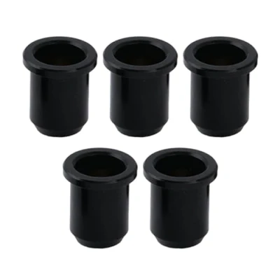 Imagen de Musiclily Pro 14 mm Latón Férulas Casquillo Cuerda Bajo String Ferrules para Jazz Bass/Precision Bass, Negro (Set de 5)