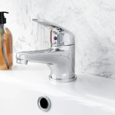 Imagen de Grifo monomando cromado para lavabo (monomando lavabo)