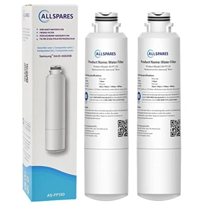 Imagen de Samsung DA29 00020B, HAF CIN/EXP Filtro de agua compatible con AllSpares 2 Pack
