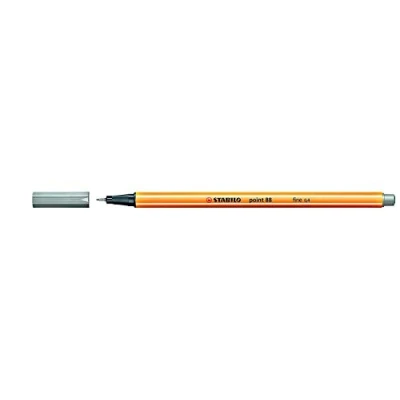 Imagen de STABILO Punta 88 Fineliner Pigment Liner 88/94 (Paquete de 3) Gris Claro