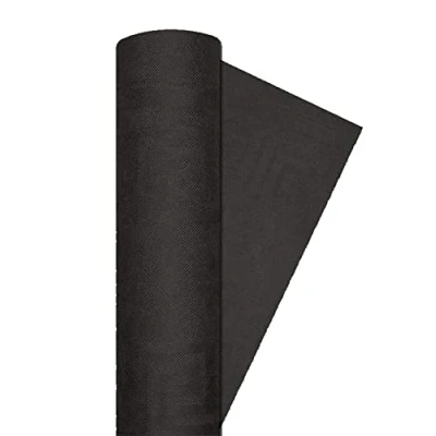 Imagen de Ciao Mantel de rollo papel damasco, negro, sólido, color, 7m x 120cm (34030)
