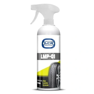 Imagen de ACRYON Limpiador de Llantas. Alto poder desengrasante. Elimina la suciedad. No daña. Llantas aluminio, acero y cromadas. (1 Litro)