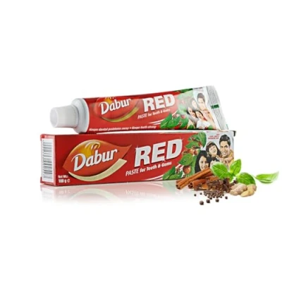 Imagen de Ayurveda Dentifrico Rojo Con Fresno Espinoso 100 Gr Envae De Gramos g