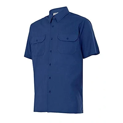 Imagen de Velilla 522; Camisa de Manga Corta; Color Azulina; Talla S