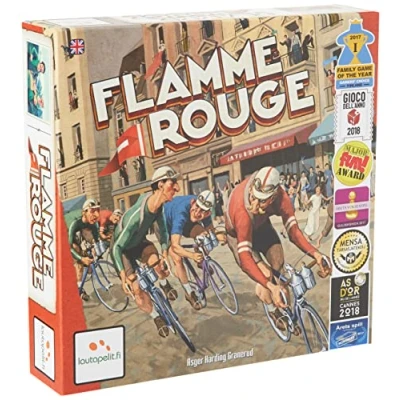 Imagen de Lautapelit , Flamme Rouge Board Game Ages 8+ 2 4 Players 30 45 Minute Playing Time