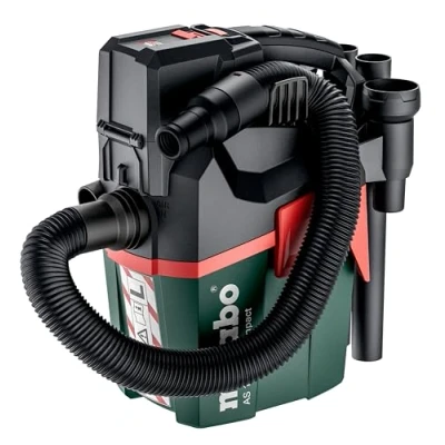 Imagen de metabo 602028850 Aspirador versión SIN BATERÍAS 18V Li Ion AS 18 L PC Compact, Liters, Multicolor