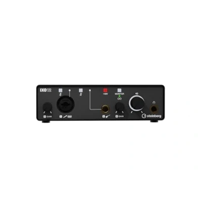 Imagen de Steinberg IXO12 Interfaz de audio USB 2.0 (2 x 2, con preamplificador micrófono, incluye software Cubase AI y Cubasis LE), color negro
