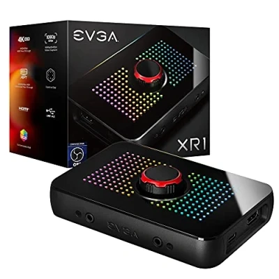Imagen de EVGA XR1 Capture Device, Certificado para OBS, USB 3.0, 4K Pass Through, ARGB, Audio Mixer