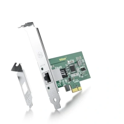 Imagen de Ipolex Tarjeta de Red Gigabit PCIE Intel I210 T1, 1Gb Adaptadora Ethernet PCI Express Perfil Bajo Single RJ45 Puerto, Nic para Windows Server, Linux, VMware ESX