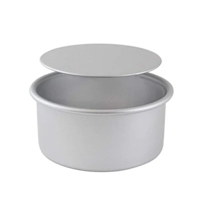 Imagen de PME LBR123 Molde Redondo de Aluminio anodizado con Base Suelta, Plateado