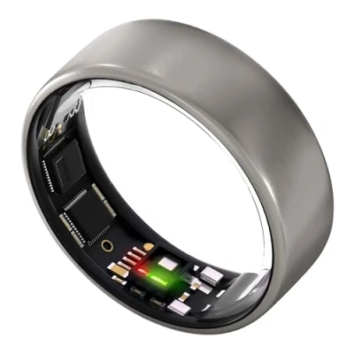Imagen de ULTRAHUMAN Ring Air Sin suscripción a la aplicación Smart Size First con Kit de Tallas Seguimiento del sueño, Entrenamientos, frecuencia cardíaca, HRV hasta 6 días duración