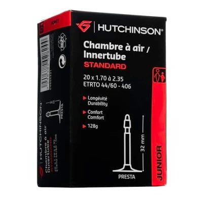 Imagen de Hutchinson CV654331 Cámara de Bicicleta, Unisex Adulto, Negro, 20 x 1.70 a 2.35