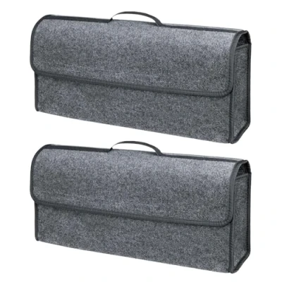Imagen de VBGURR 2 organizadores para maletero, organizador de maletero coche, accesorios (gris)